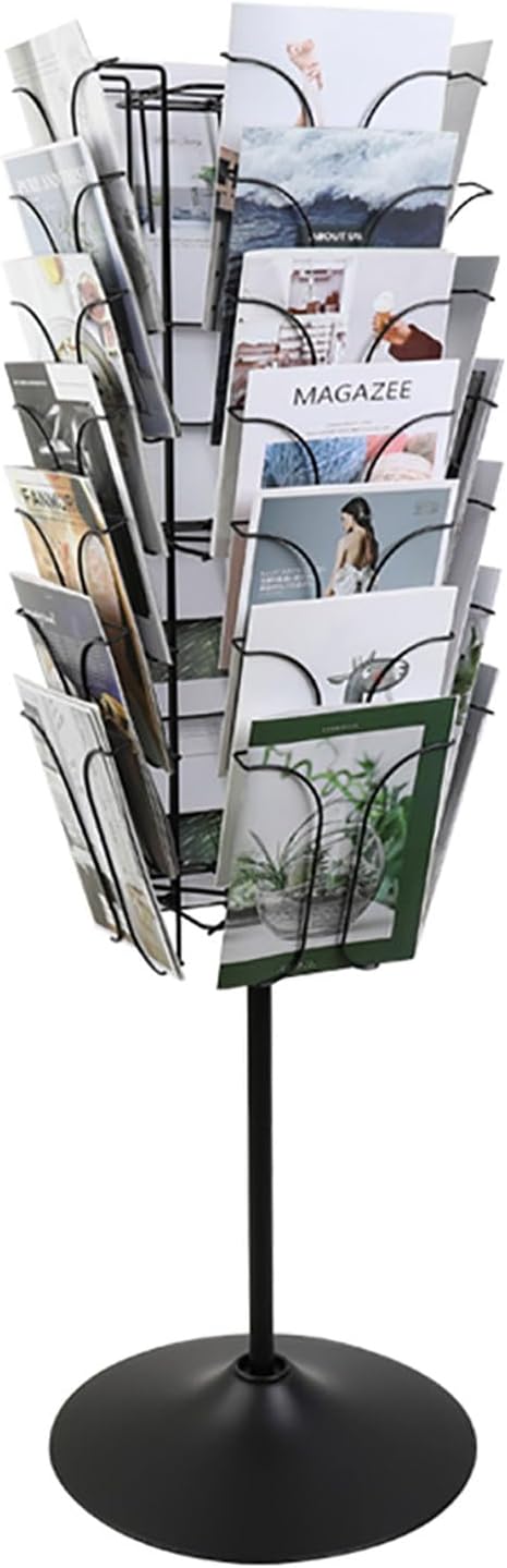 カタログスタンド4面 7段 マガジンラック マガジンスタンド スチール製